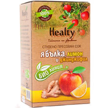 Bio juice "Healty" apple, lemon and ginger