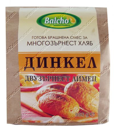 Готова брашнена смес за многозърнест хляб Динкел 550 гр. - Балчо 